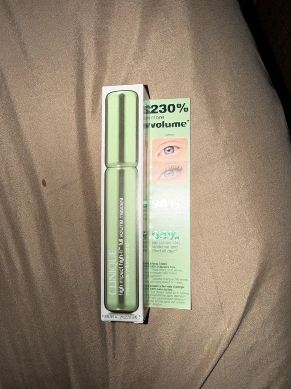 Clinique High Impact Mascara NWT black Green Metallic Tube